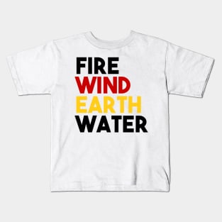 Four Directions Elements Ojibwe Indigenous WAWEZHI CANADA Kids T-Shirt